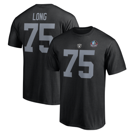 Howie Long Las Vegas Raiders Hall of Fame Name and Number T-Shirt