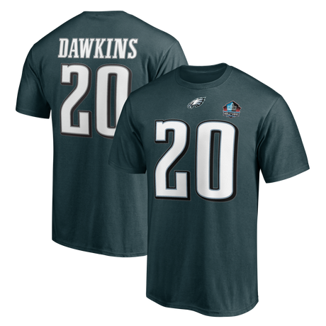 Brian Dawkins Philadelphia Eagles Hall of Fame Name and Number Tee