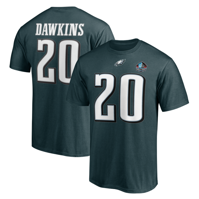 Brian Dawkins Philadelphia Eagles Hall of Fame Name and Number Tee