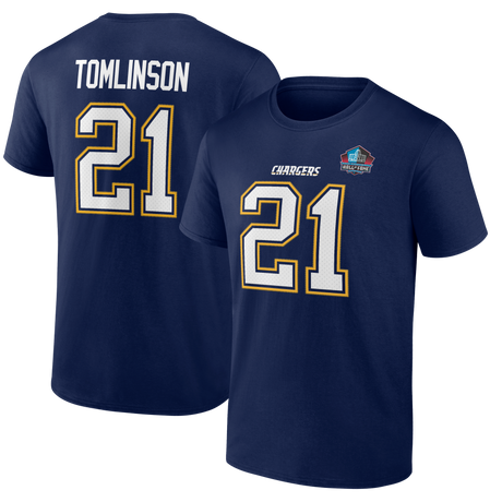 LaDainian Tomlinson Chargers Hall of Fame Name and Number Tee