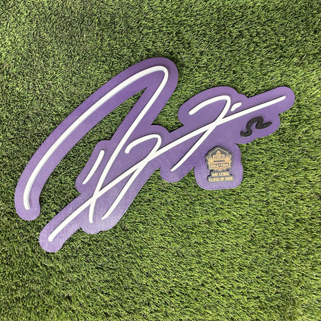 Ray Lewis 3D Alt Signature Color Wall Sign