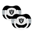 Raiders 2 Pack Pacifiers