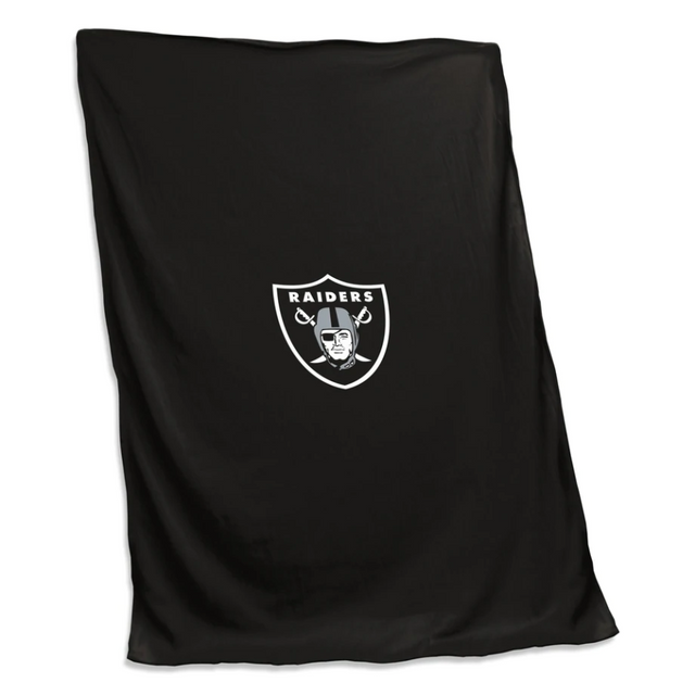 Raiders Logo Brands Sweatshirt Blanket