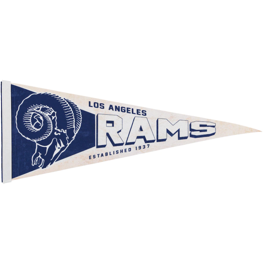 LOS ANGELES RAMS LA-Style Official NFL Football Team Logo 28x40 WALL BANNER