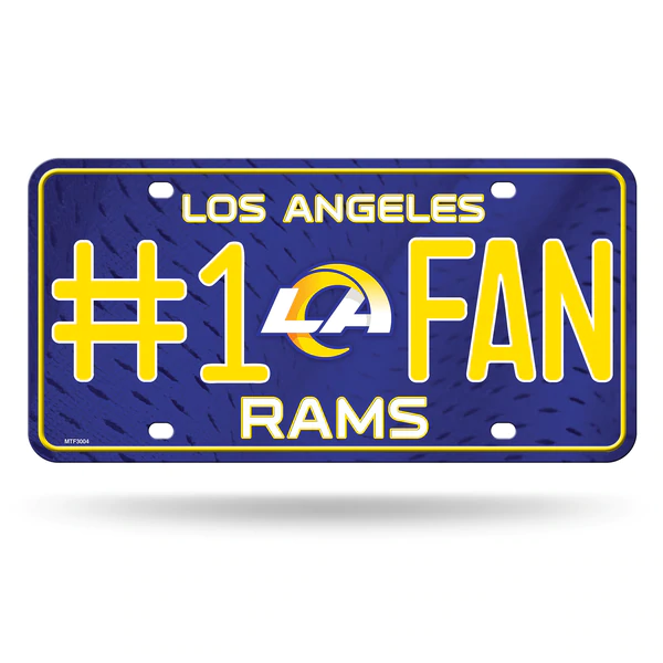 Los Angeles Rams License Plate – Pro Football Hall of Fame
