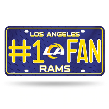 Los Angeles Rams License Plate