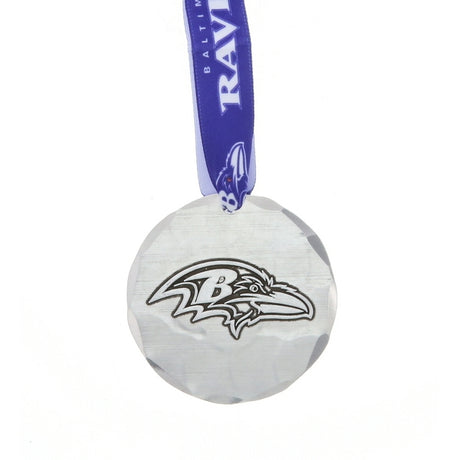 Ravens Classic Round Aluminum Ornament