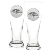 Baltimore Ravens 2-Piece Pilsner Set with Collectible Box