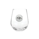 Baltimore Ravens 2-Piece Stemless Wine Glass Set with Collectible Box