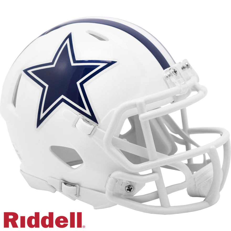 Cowboys Riddell On Field Alternate Speed Mini Helmet