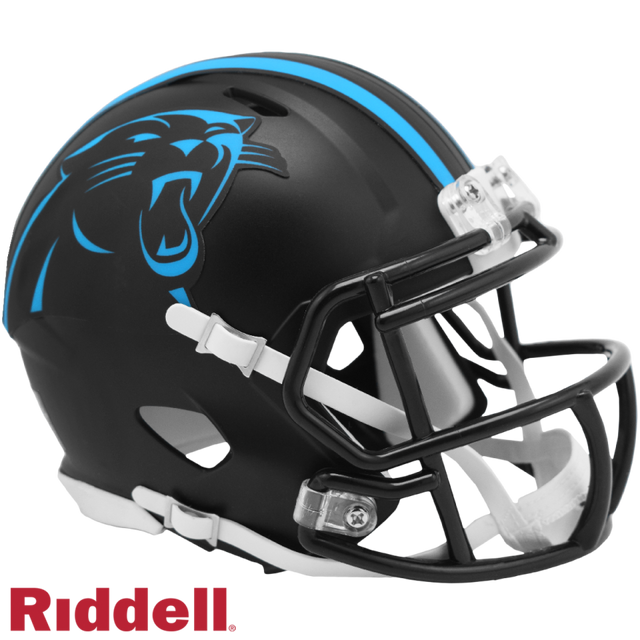 Panthers Riddell On Field Alternate Speed Mini Helmet