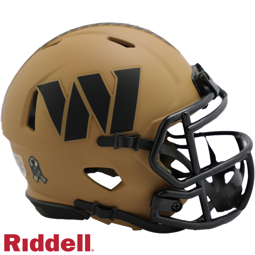 Commanders Riddell Salute to Service Mini Helmet 2023