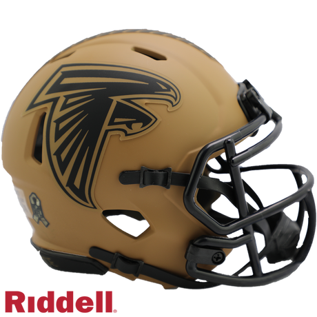 Falcons Riddell Salute to Service Mini Helmet 2023