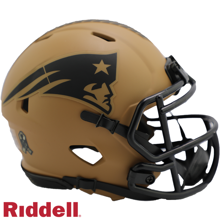 Patriots 2023 Salute to Service Mini Helmet – Pro Football Hall of Fame