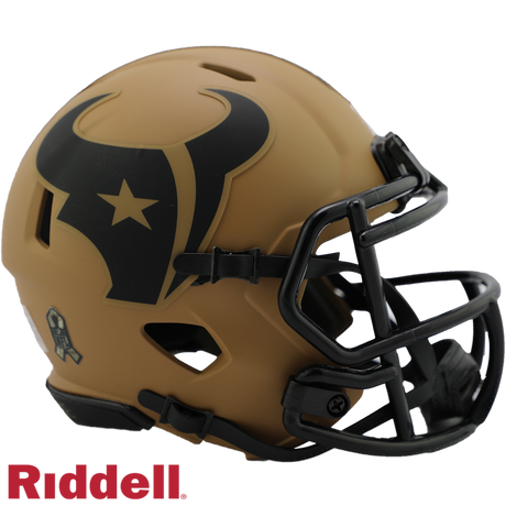 Texans Riddell Salute to Service Mini Helmet 2023