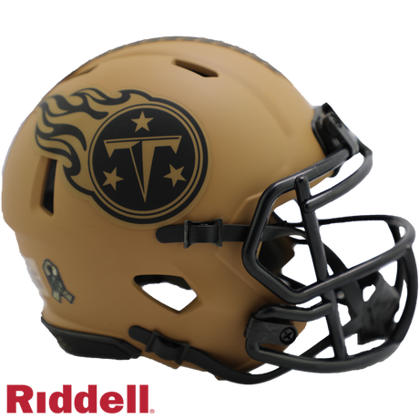 Titans Riddell Salute to Service Mini Helmet 2023