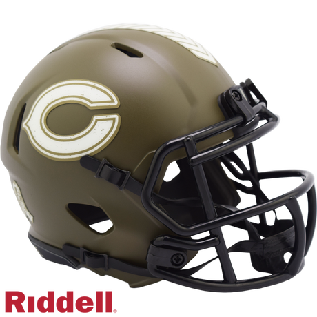 Bears Riddell Salute to Service Mini Helmet