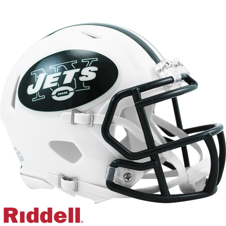 Jets Mini Throwback Speed Helmet 98-18