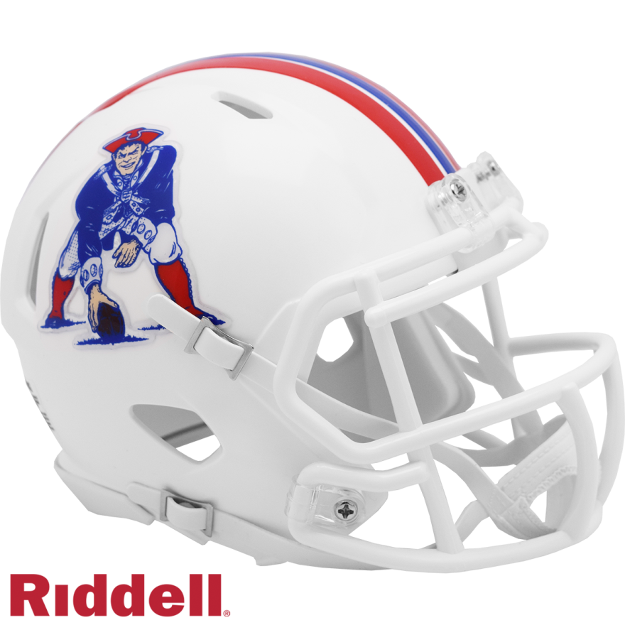 Patriots Speed Mini Throwback Helmet 82-89