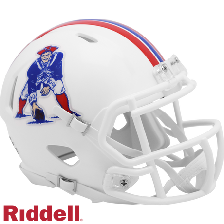 Patriots Speed Mini Throwback Helmet 82-89