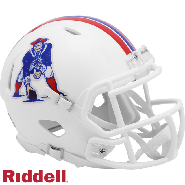 Patriots Speed Mini Throwback Helmet 82-89