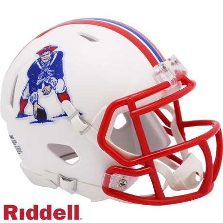 Patriots Speed Mini Throwback Helmet 90-92