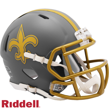 Saints Slate Mini Speed Helmet