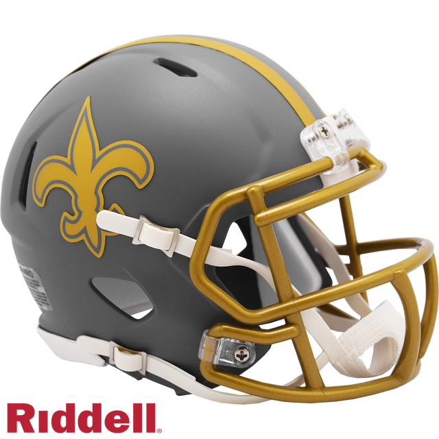 Saints Slate Mini Speed Helmet