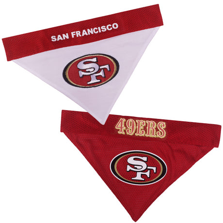 49ers Pets First Reversible Dog Bandana