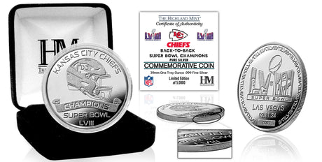 Kansas City Chiefs Super Bowl LVIII (58) Champions 1 oz. .999 Fine Silver Coin