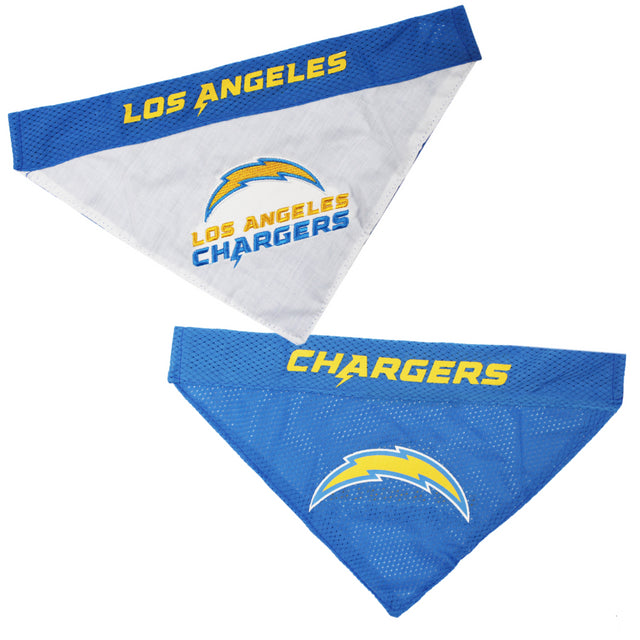 Chargers Pets First Reversible Dog Bandana