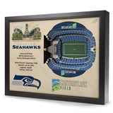 Seahawks StadiumView Wall Art 3-D Replica Stadium