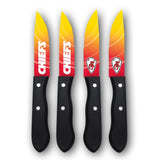Chiefs 4-Piece Stainless Steel Steak Knife Set