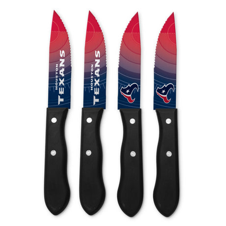 Texans 4-Piece Steak Knife Set