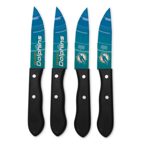 Dolphins 4-Piece Steak Knife Set