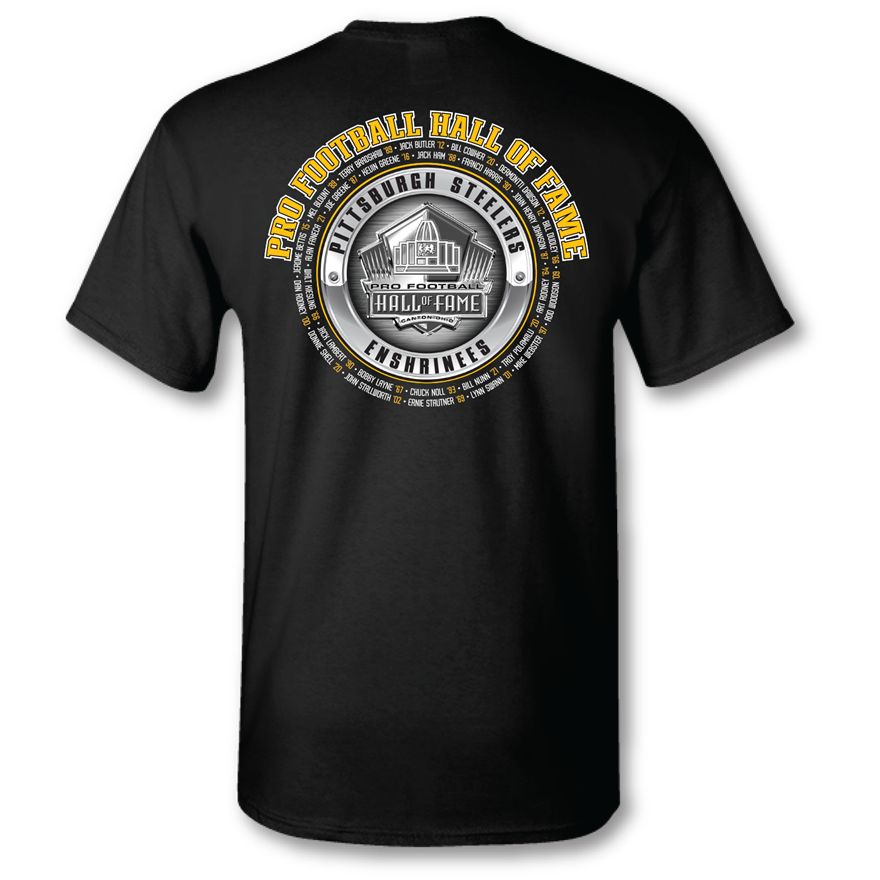 Steelers Hall of Fame Legends T Shirt Pro Football Hall of Fame