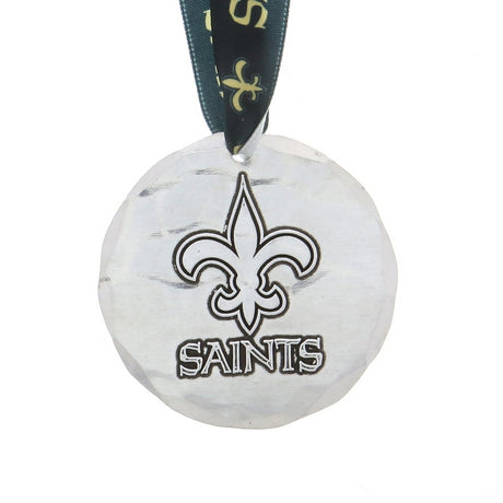 Saints Classic Round Aluminum Ornament