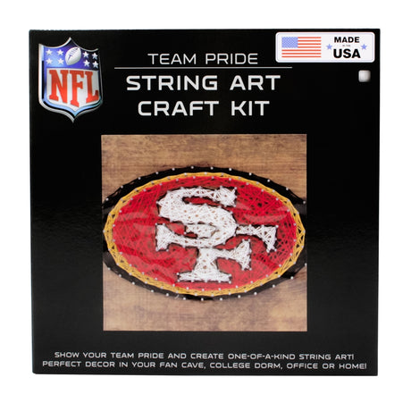 49ers Team Pride String Art Set