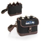 Seahawks Beer Caddy Cooler Tote with Opener by Picnic Time