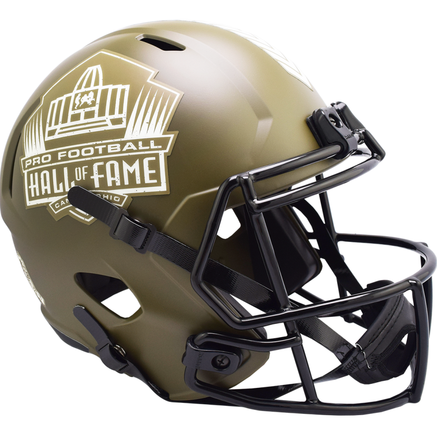 Hall of Fame Salute to Service Speed Replica Helmet – Pro Football Hall ...