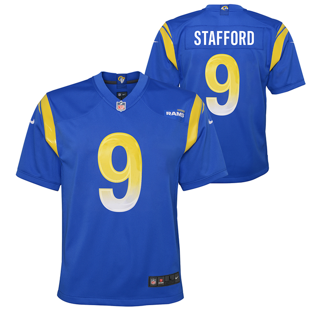 Rams Matt Stafford Youth Nike Game Jersey