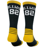 Steelers John Stallworth Gold Jacket Game Day Socks