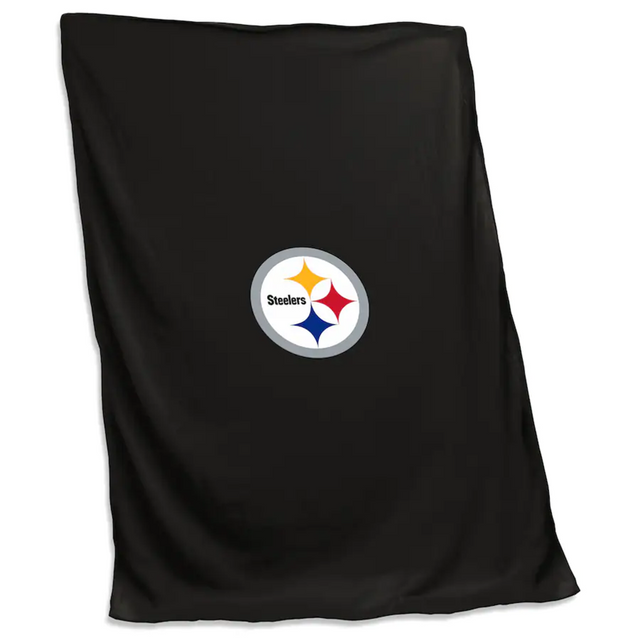 Steelers Logo Brands Sweatshirt Blanket