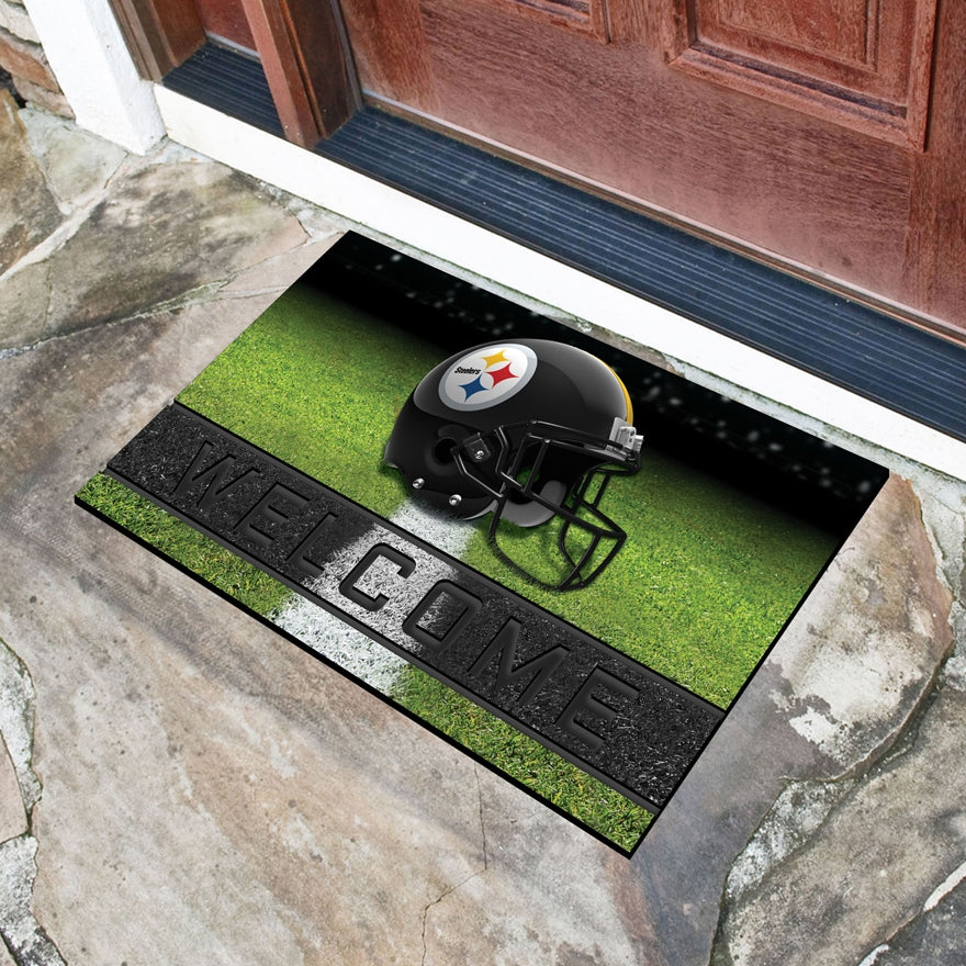 Steelers Crumb Rubber Door Mat