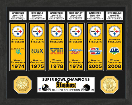 Steelers Super Bowl Banner Collection