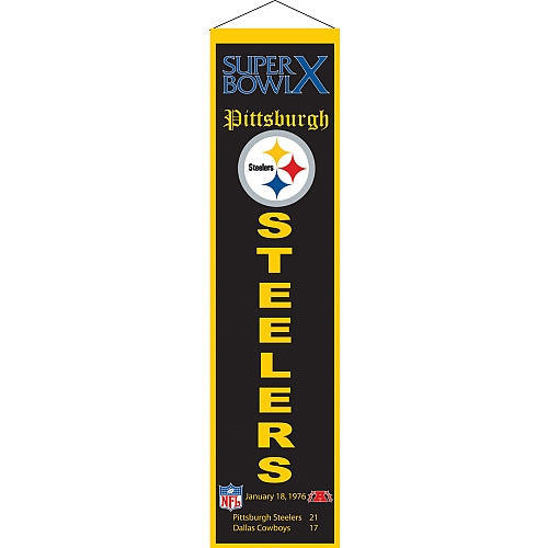 Super Bowl X Banner