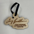 Terry Bradshaw Wood Signature Ornament