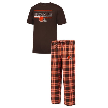 Browns Concepts Sport Badge T-Shirt & Pants Sleep Set