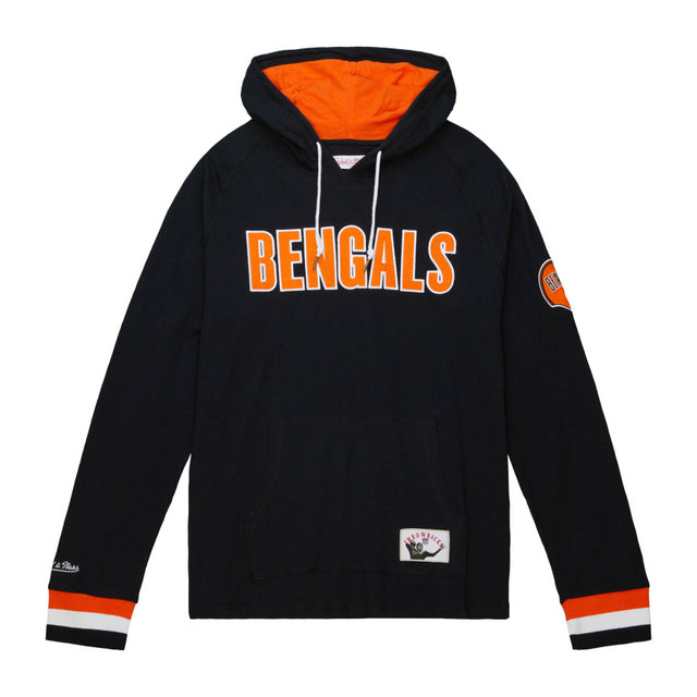 Bengals Mitchell and Ness Legendary Long Sleeve Hooded Sweatshirt