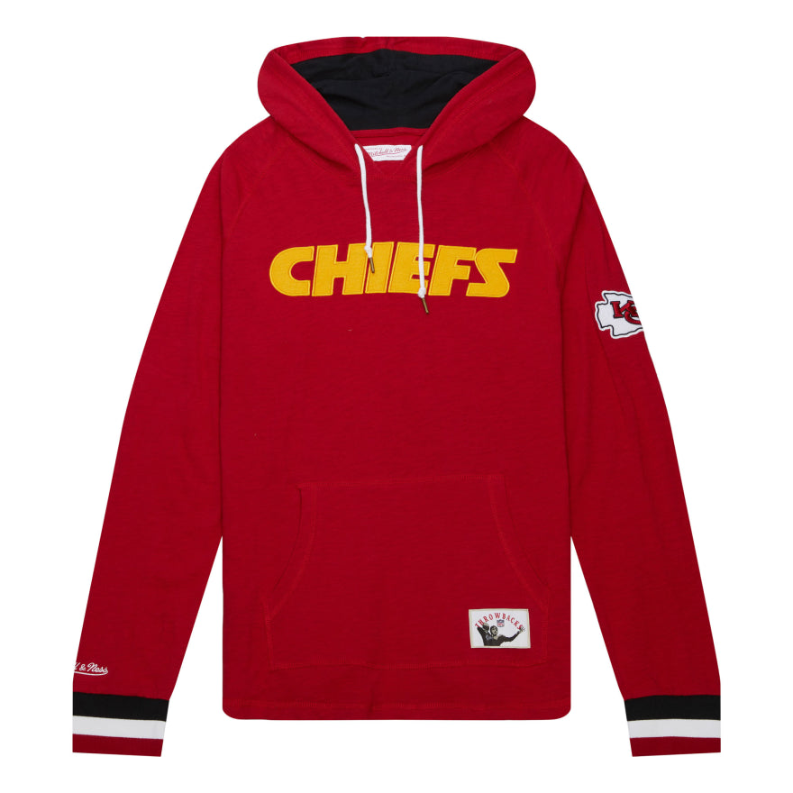 Chiefs Mitchell and Ness Legendary Long Sleeve Hooded Sweatshirt